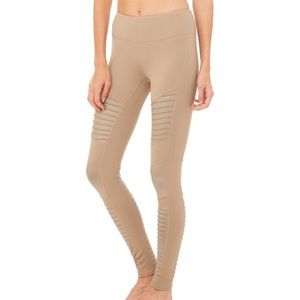 Alo yoga moto leggings small gravel